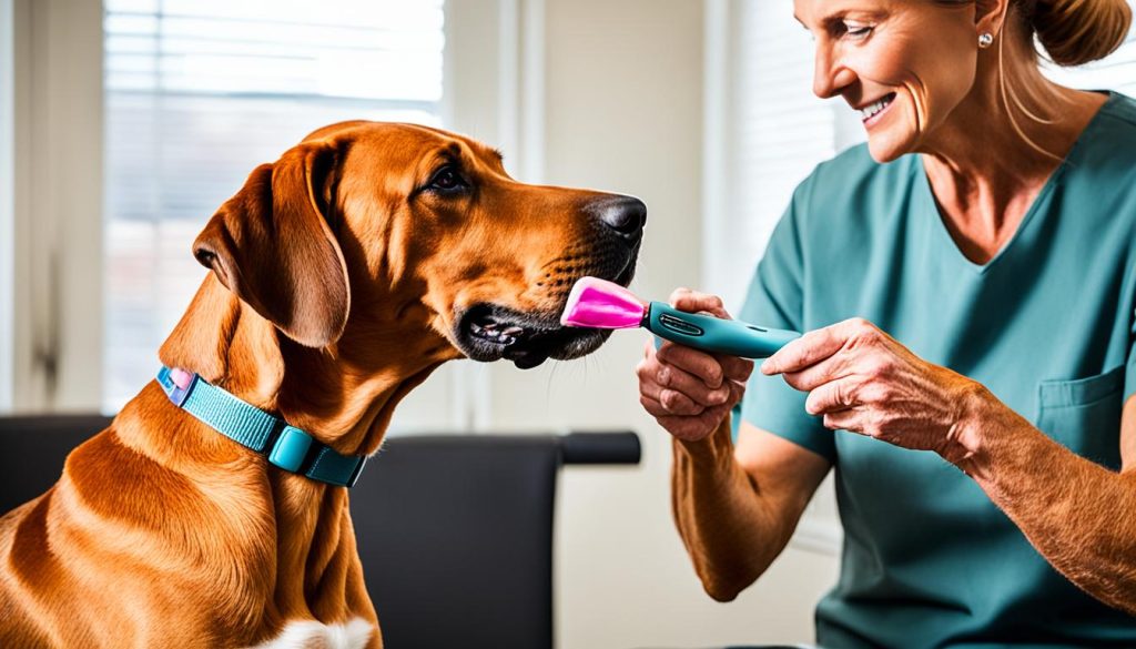 Rhodesian Ridgeback grooming