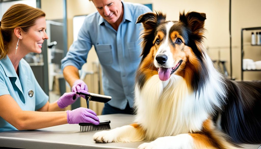 collie grooming