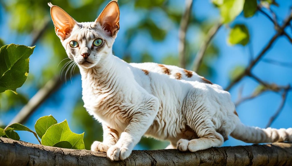 Devon Rex Climbing