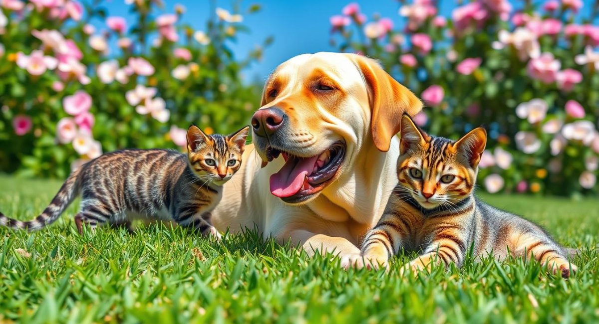 Do Labrador Retrievers get along with cats?