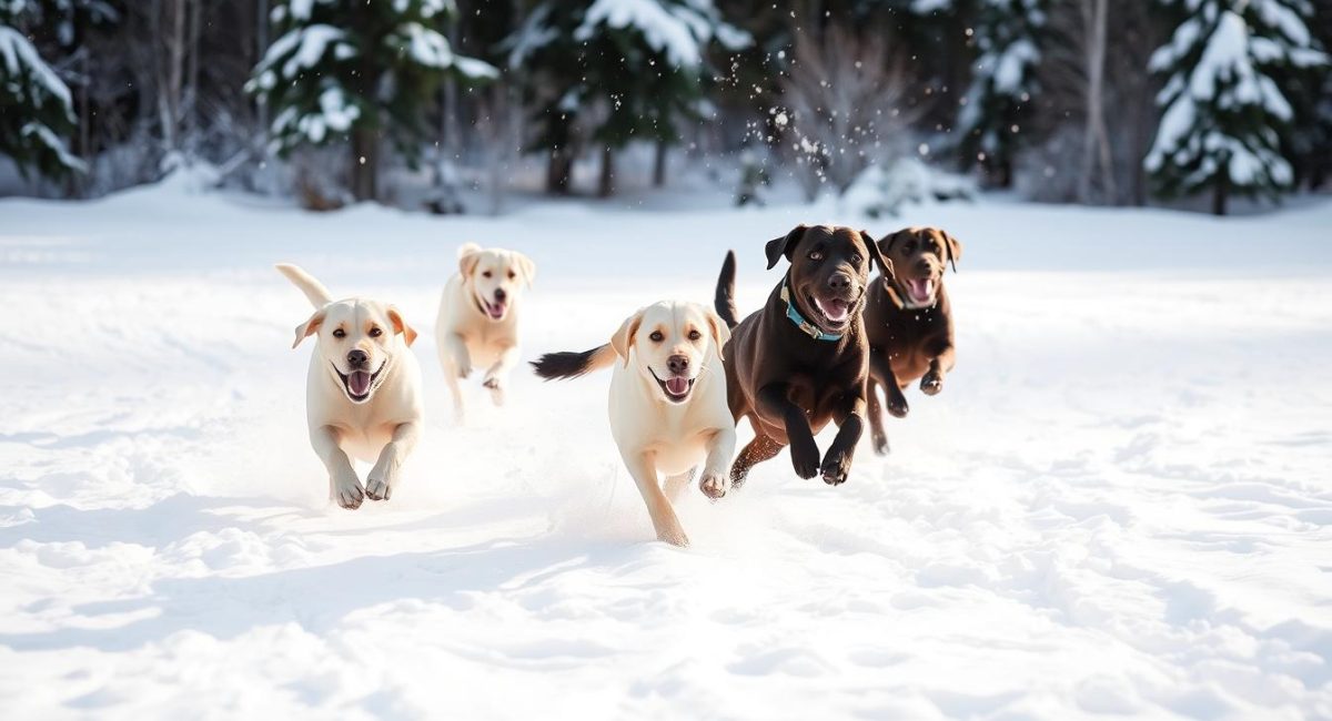 Do Labrador Retrievers like the snow?