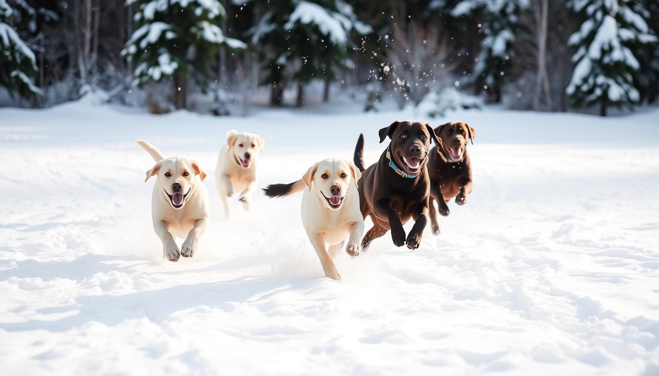 Do Labrador Retrievers like the snow?