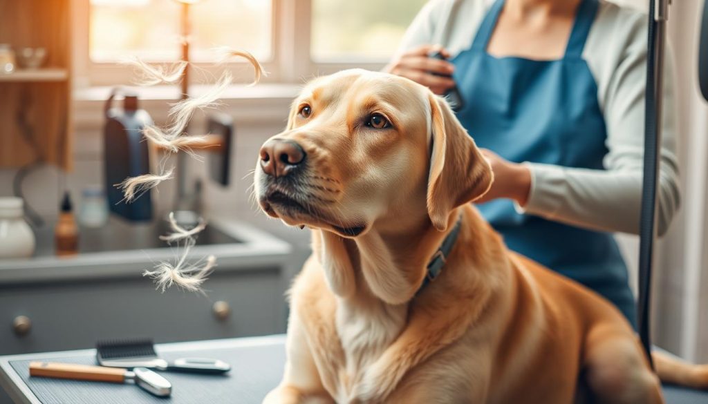 Labrador Retriever grooming