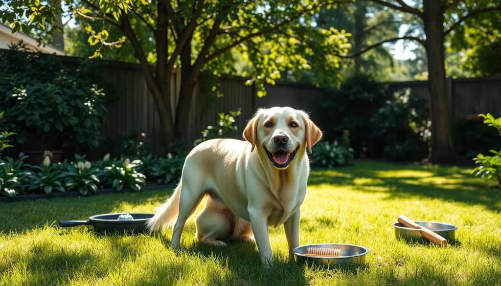 Labrador Retriever grooming