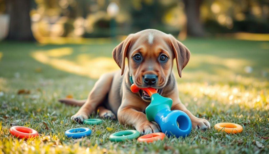 Labrador Retriever puppy teething