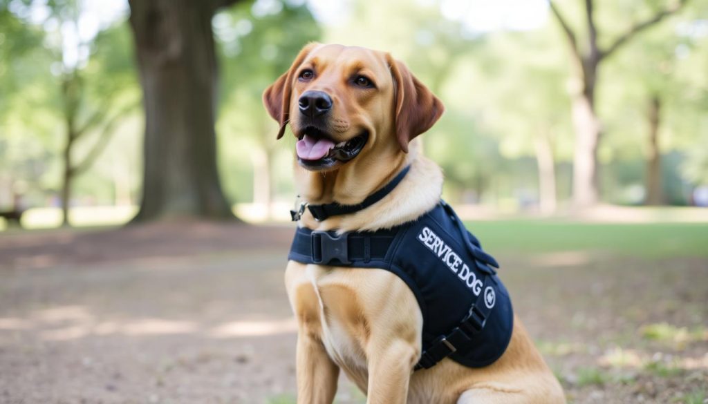 Labrador Retriever service dog