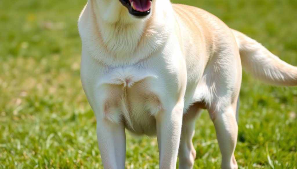 Labrador fat pads