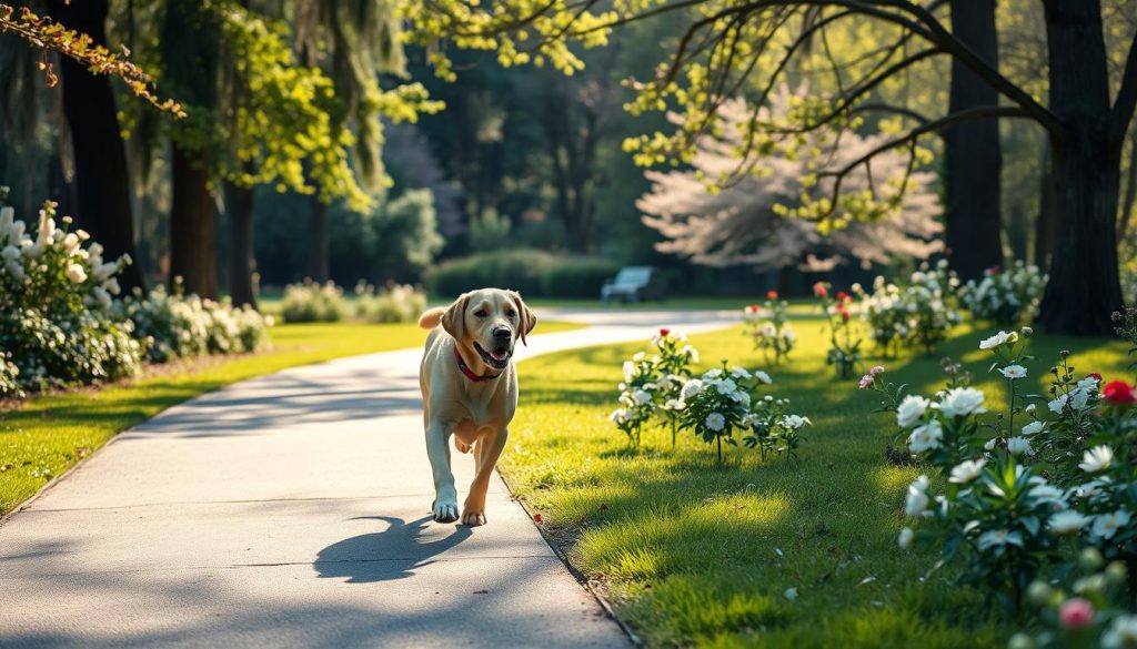 senior labrador exercise