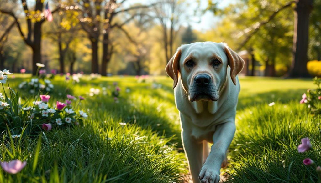 senior labrador exercise